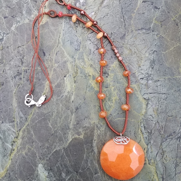 Silpada .925 Sterling Silver Moroccan Sunset Necklace - Picture 2 of 6